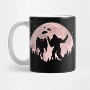 Bigfoot And Mothman Take Selfies Mug